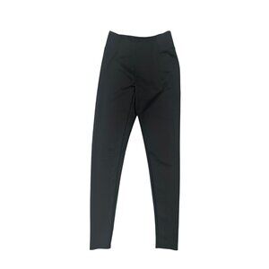 Nicki Minaj Women’s All Black Stretch Yoga Pants Leggings Mid-Rise Size M x 30L